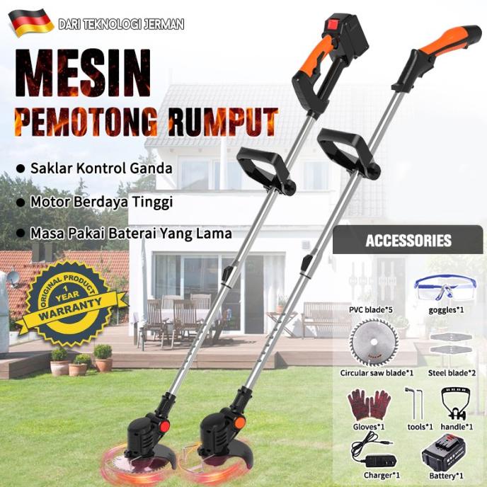 Mesin Potong Rumput Baterai 48V Mesin Pemotong Rumput Mesin Rumput