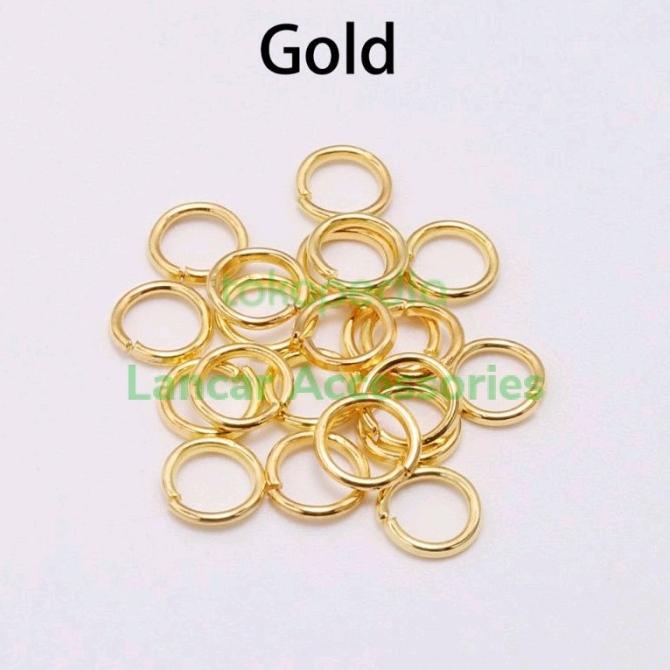 

Jump Ring O Ring Pengait Tali Masker Gelang Dan Kalung 0.5Mm