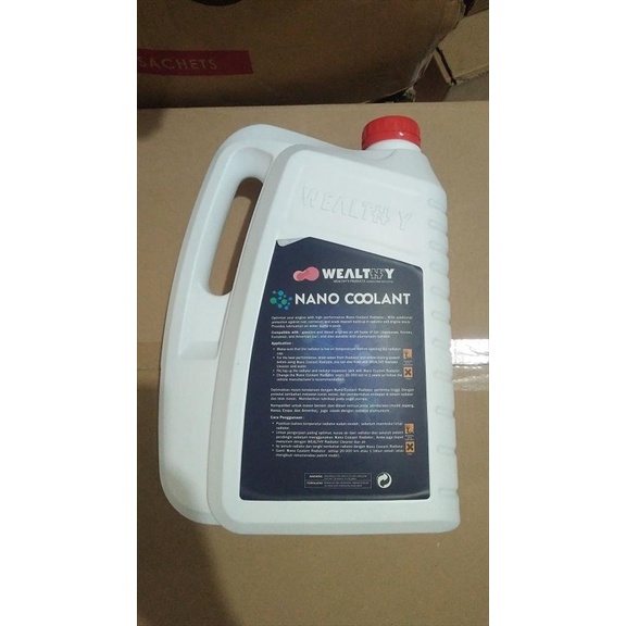 Air Radiator Nano Coolant Blue Wealthy Noat Biru 5 Liter