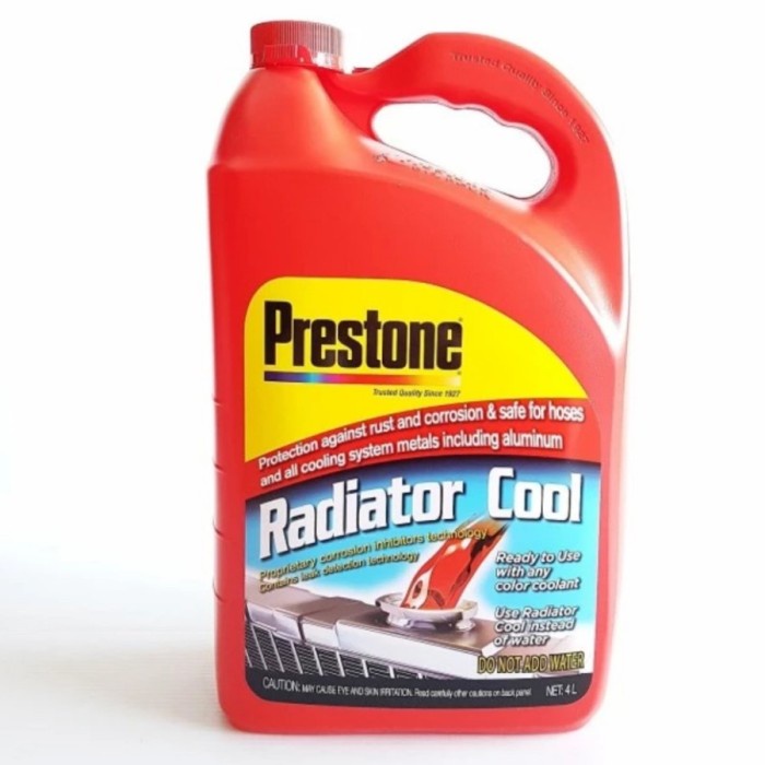 Bestseller Air Radiator / Coolant Merah 4000Ml / 4 Liter Merk Prestone