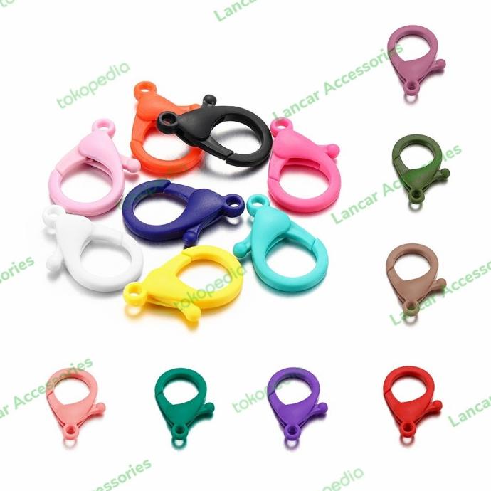 

Kokot Udang Plastik Konektor Tali Masker Bahan Kerajinan Tangan