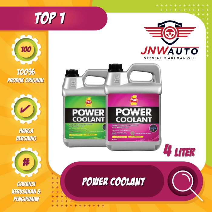 Radiator Coolant Top 1 Power Coolant 4 Liter