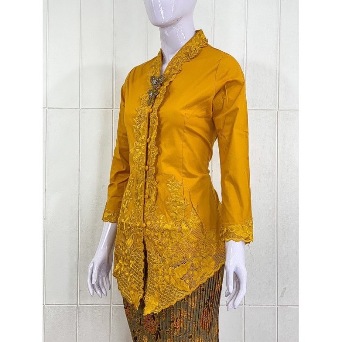 Terlaris Baju Kebaya Encim~Kebaya Encim Polos~Kebaya Seragam Kerja~Atasan Aja