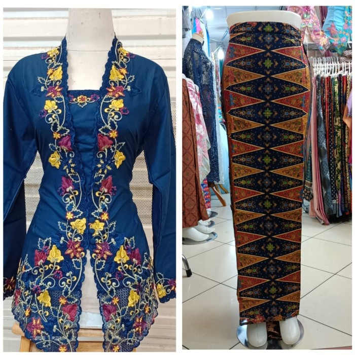 Terlaris Setelan Kebaya Encim Modern/Kebaya Encim Katun Ima/Atasan Kebaya