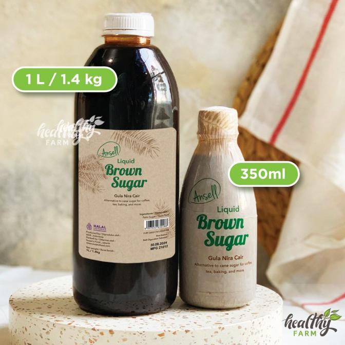 

Ansell Gula Kelapa Cair / Liquid Brown Sugar /Gula Merah Cair 1L/1.4kg