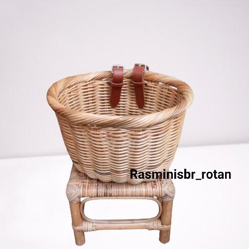 Keranjang Sepeda Rotan - Keranjang Anyaman Rotan