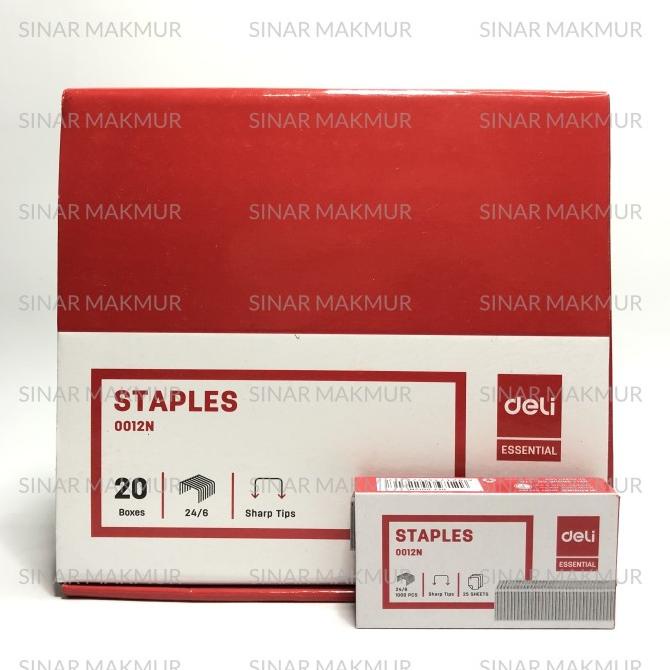 

Isi Staples No. 24/6 (No.3) DELI 0012N (PAK)