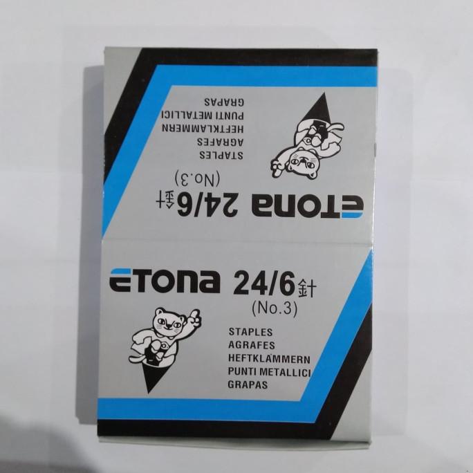 

Isi Staples Etona No 3 / 1 PAK ISI 20 KOTAK