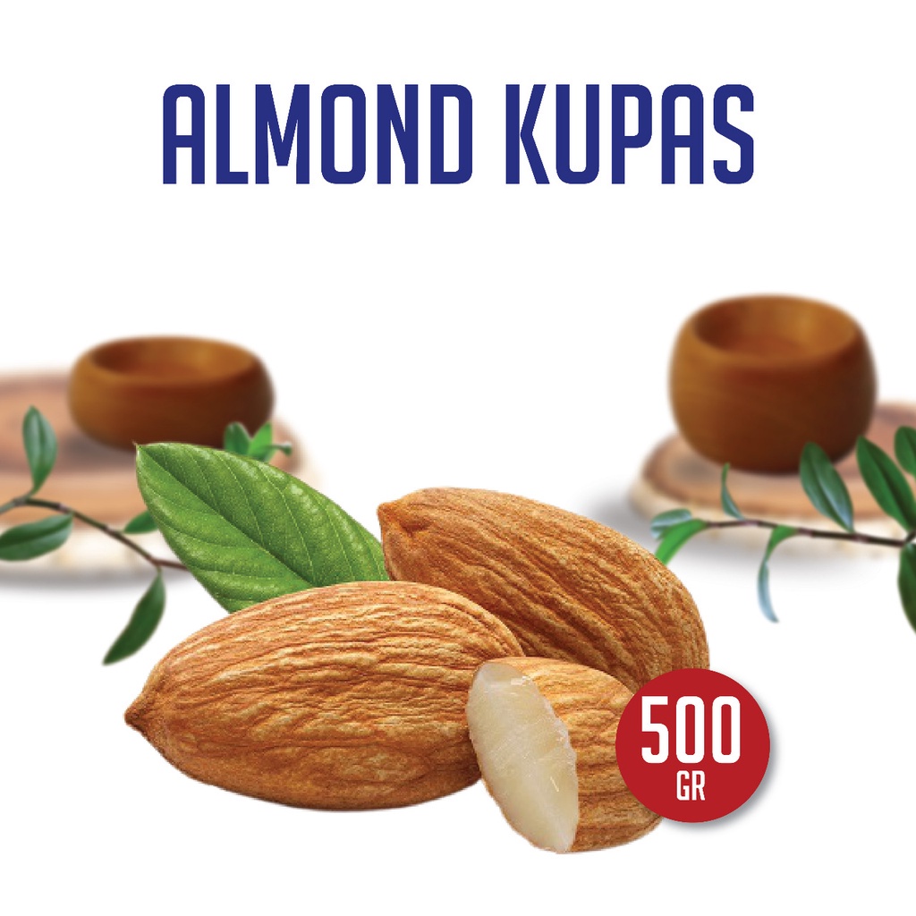 

Kacang Almond Kupas 500G - Almond Kupas 500G - Almond 500 Gram