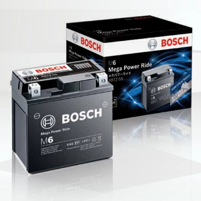 Aki Kering Yamaha Mio Lama 2004-2011 Vega R ZR Jupiter Z BOSCH RBT6A murmer