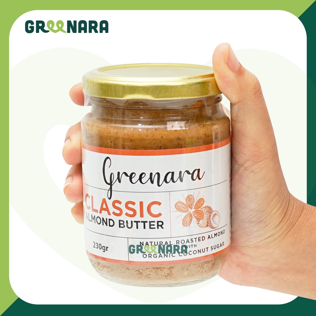 

Greenara Homemade - Classic Almond Butter / Selai Almond