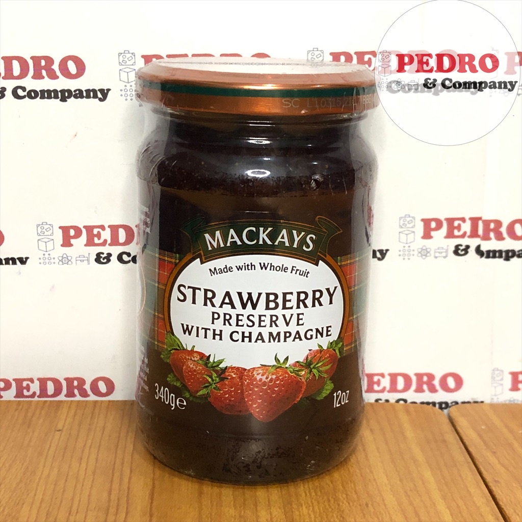 

Maays Strawberry Preserve With 340 Gram - Selai Roti Jam Bread Spread