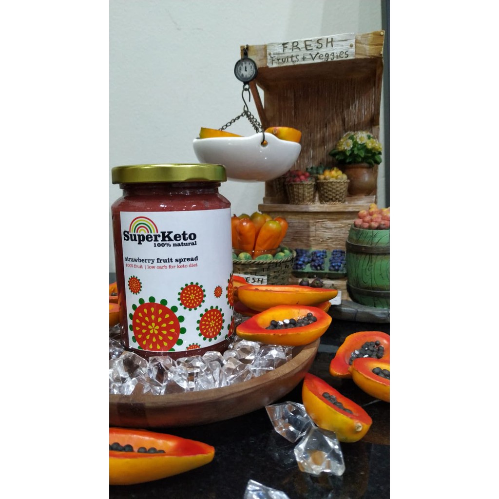 

Keto - Jam Strawberry ( Selai Buah Strawberry ) 310Gr