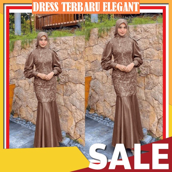 Dres Kondangan Terbaru Gratis Ongkir Bj Pesta Wanita Muslim Premium Dreas Wanita Korea Muslim Hot It