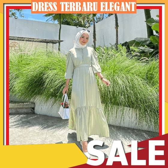 Hot Item Dress Pesta Terbaru Gratis Ongkir Baju Gamis Muslim Premium Dres Kondangan Pesta Elejan Kekinian Bj Pesta Wanita Muslim Flowear Alea Dress Kondangan | Baju Kondangan Wanita Kekinian