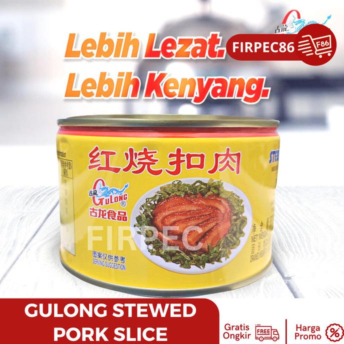 

GULONG Stewed Pork Slice Daging Babi Samcan Kaleng (NON HALAL)