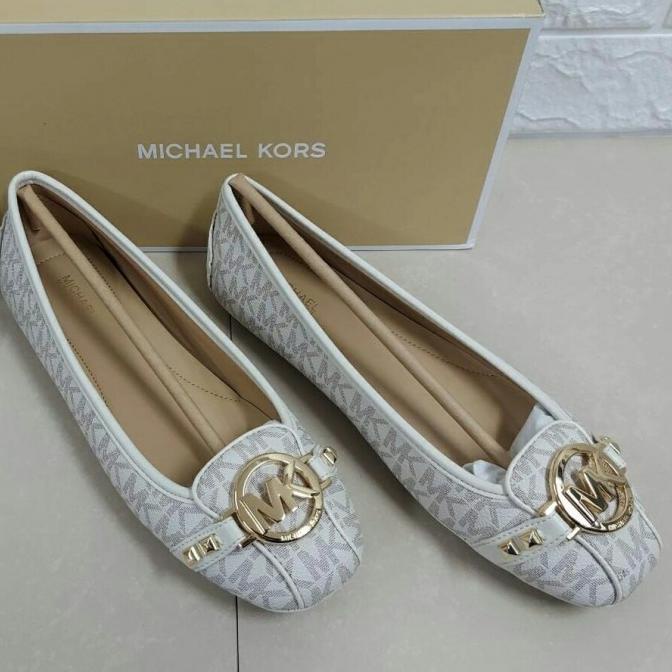 Michael Kors Fulton Moc Original Shoes ,Vanilla