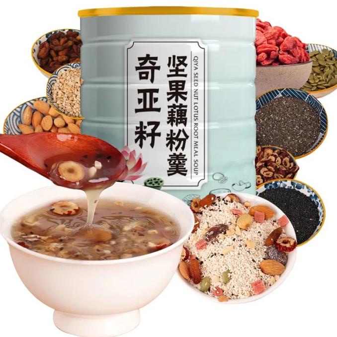 

Qiya seed nut Lotus root strach Bubuk akar teratai 500gr Menu Diet