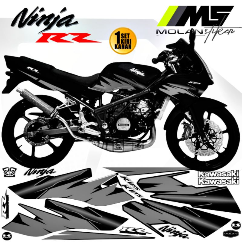 Decal Sticker Striping Variasi Ninja Rr Old 150 2Tak 2006-2011 Ninja Rr Lama Ninja Rr Old SE Spesial