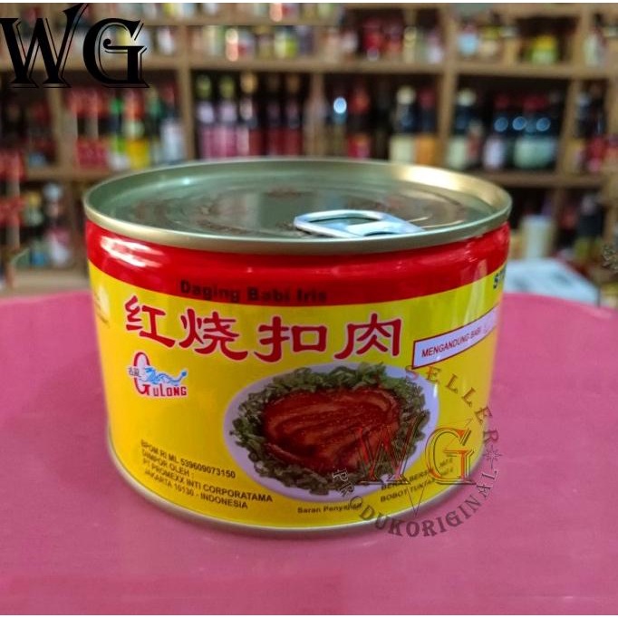 

Gulong Stewed Pork Slice / Daging Samcan Babi Kaleng 383gr