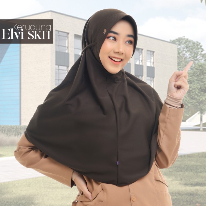 Murah Rabbani - Kerudung Sekolah Instan Elvi Skh NON COD