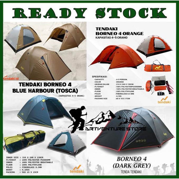 Tenda Mountain Inn Sport BORNEO 4