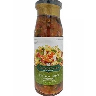 

Kanokwan Holy Basil Sauce Thai Stir Fry Sauce Bumbu Saus Cah Thailand