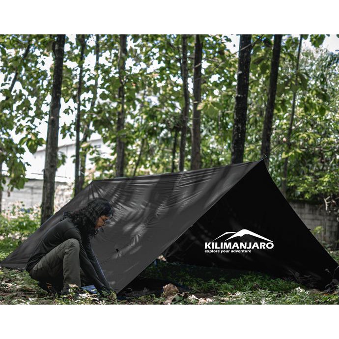 Flysheet 3X4 M Kilimanjaro Ultralight 19 Loop 19 Lubang Multifungsi
