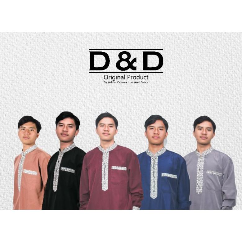 SALEE BAJU MUSLIM ATASAN/BAJU KOKO MUSLIM BATIK PRIA DEWASA GAUL KEKINIAN COD