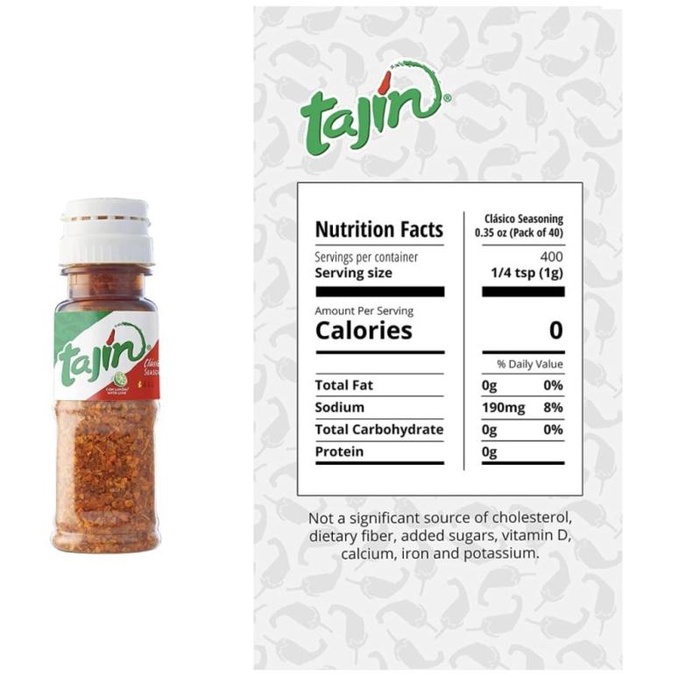 

Tajin With Lime Clasico Seasoning Mini Size Chili 0.35oz 10g