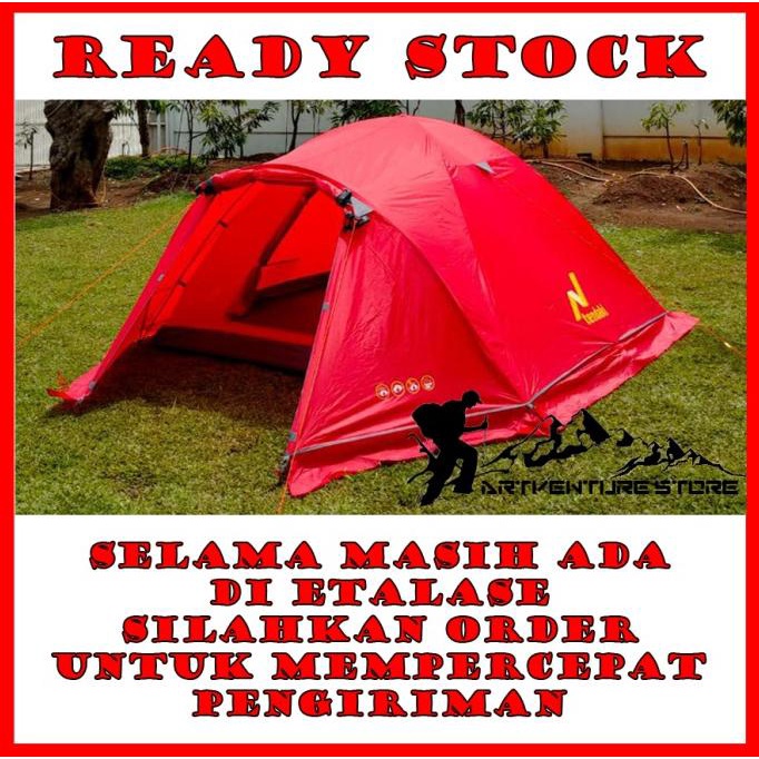 Tenda Great Outdoor Java 4 Light ( Merah )