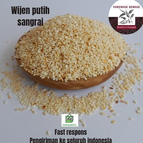 

Wijen putih sangrai 500gr / wijen mateng / white sesame seeds roasted