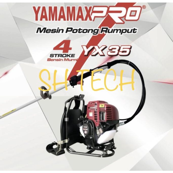 MESIN POTONG RUMPUT GENDONG YAMAMAX PRO 4 TAK 4 STROKE