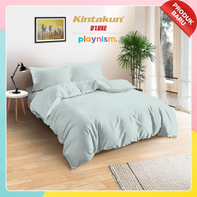Kintakun D'LUXE Bedcover Only Polos Playnism 180 King Spa Blue