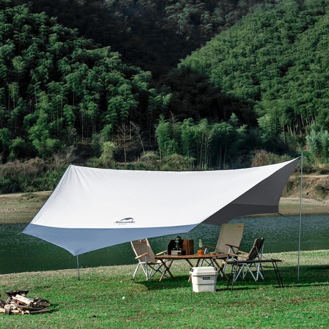 Flysheet Hexagonal Naturehike 520X460Cm Nh16T013-S Large With 2 Poles