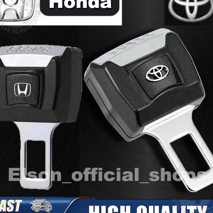 Banyak Peminat Toyota Honda Colokan Safety Seat Belt Adaptor /Gesper Ekstensi Sabuk Pengaman/Buzzer Alarm Universal Stopper Mobil.