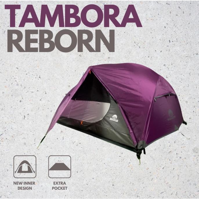Tenda Big Adventure Tambora 2 Orang Camping Outdoor Hiking Dome Tent