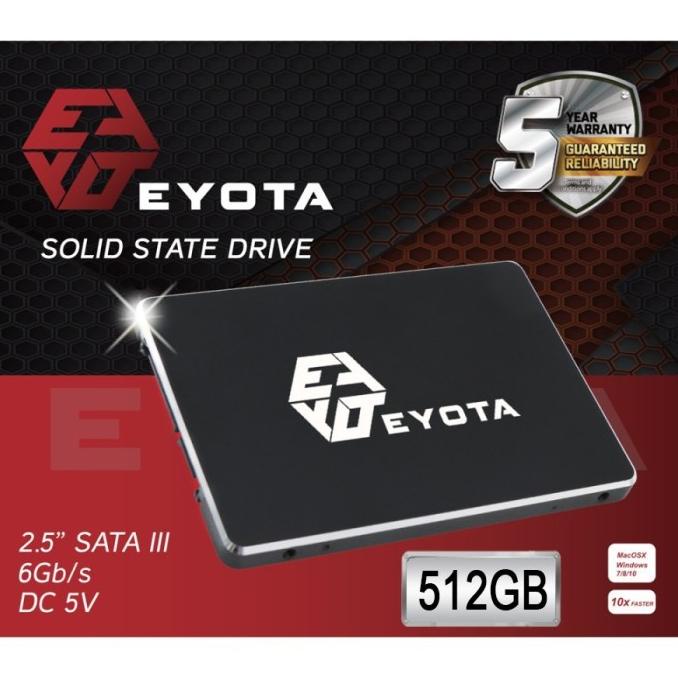 Ssd Eyota 512Gb Sata Iii 2.5" 6Gb/S Garansi Resmi