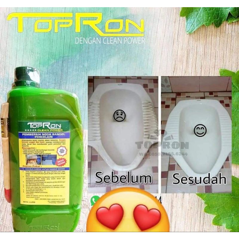 TOPRON clean Power Cairan Pembersih Noda Membandel