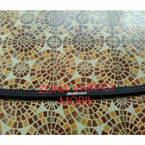 New Stock SILLPLATE SILL PLATE INJAKAN PLAT BAGASI BELAKANG AVANZA LAMA NEW VVTI 2010 2008 HITAM.
