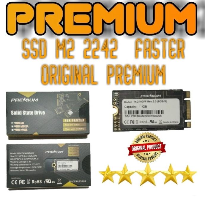 Ssd M2 128Gb 256Gb 512Gb 1Tb Ngff 2242 Original Premium