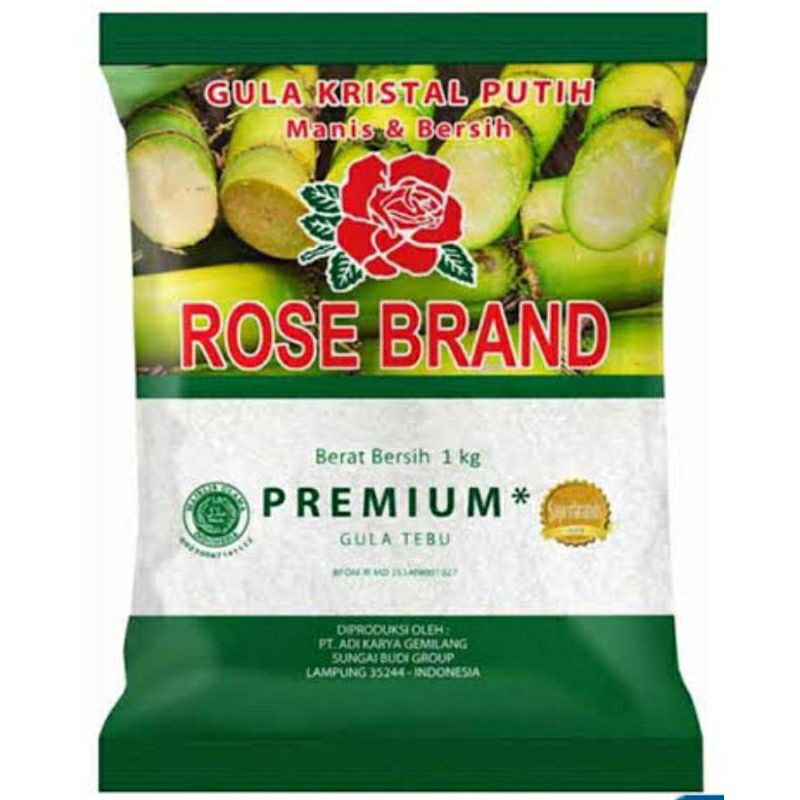 

gula rosebrand hijau 1kg