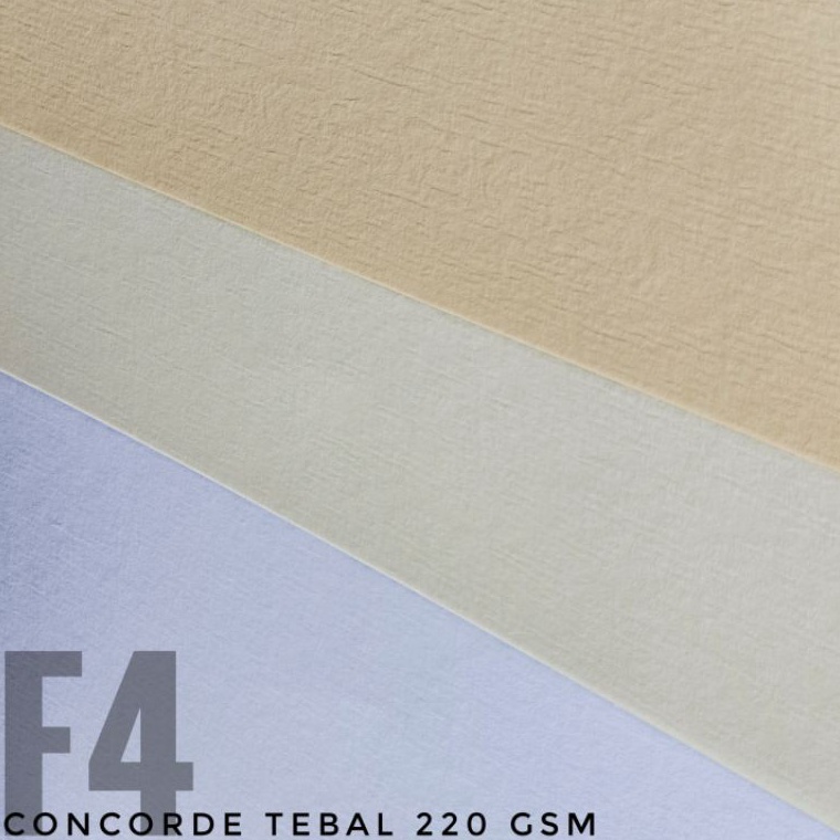 

➺Harga Termurah ( 50 Lembar ) Kertas Concorde Tebal 220 Gsm All Colour Uk F4 21.5 cm X 33 cm B81 ☊
