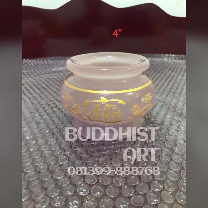 Hiolo Tempat Dupa/ Hiulo Hio Lo / Tempat Hio Marmer 4 Inch