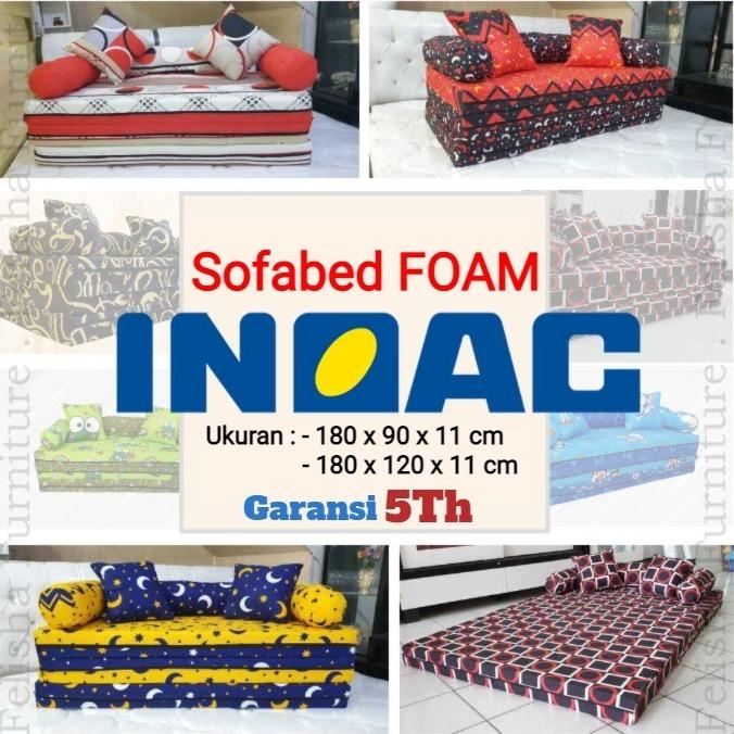SofaBed INOAC / Kasur Lipat 180 x 120 x 11 cm
