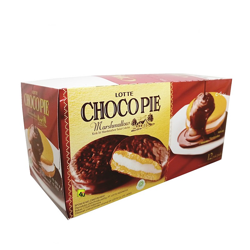 

tokogencil Lotte Choco Pie isi 12Bungkus @28gr