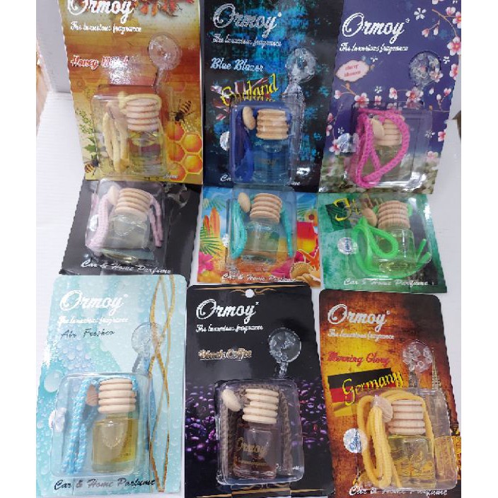 Ready Stock.. Parfum mobil ormoy parfum ormoy pewangi mobil parfum gantung botol ormoy.