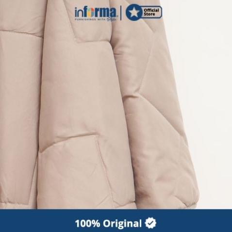 Informa - Informa Bed Cover 150X200 Cm Marshmallow - Cokelat Slytaupe