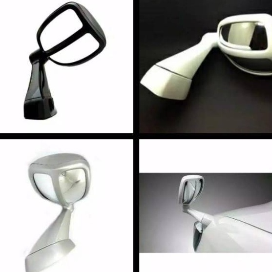 Terjamin Spion kap mesin toyota fortuner hitam silver putih abu spion tanduk blind spot spion pojok 