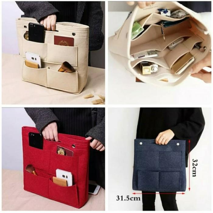 Dual In Bag (Large) / Bag Organizer / Daleman Tas / Tas Serbaguna